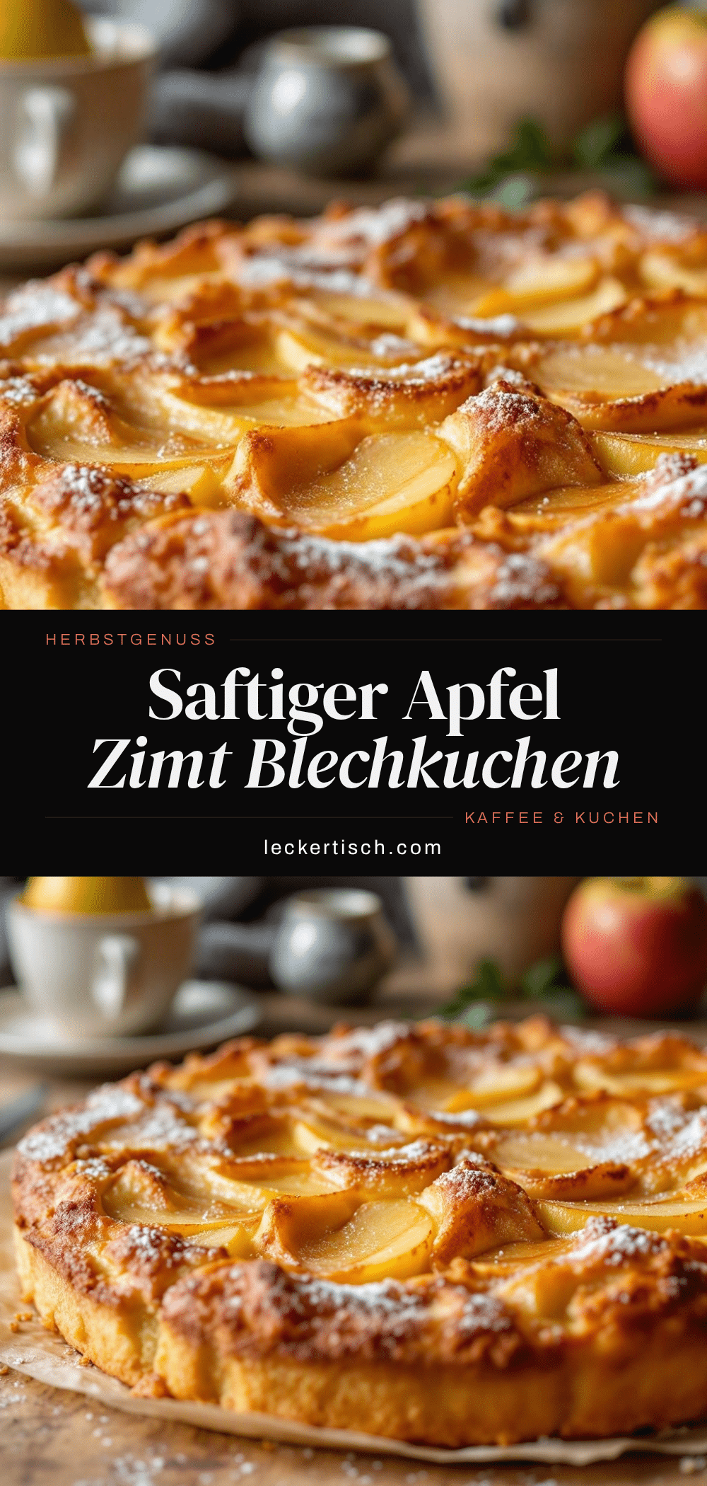 Saftiger Apfel-Zimt-Blechkuchen recipe