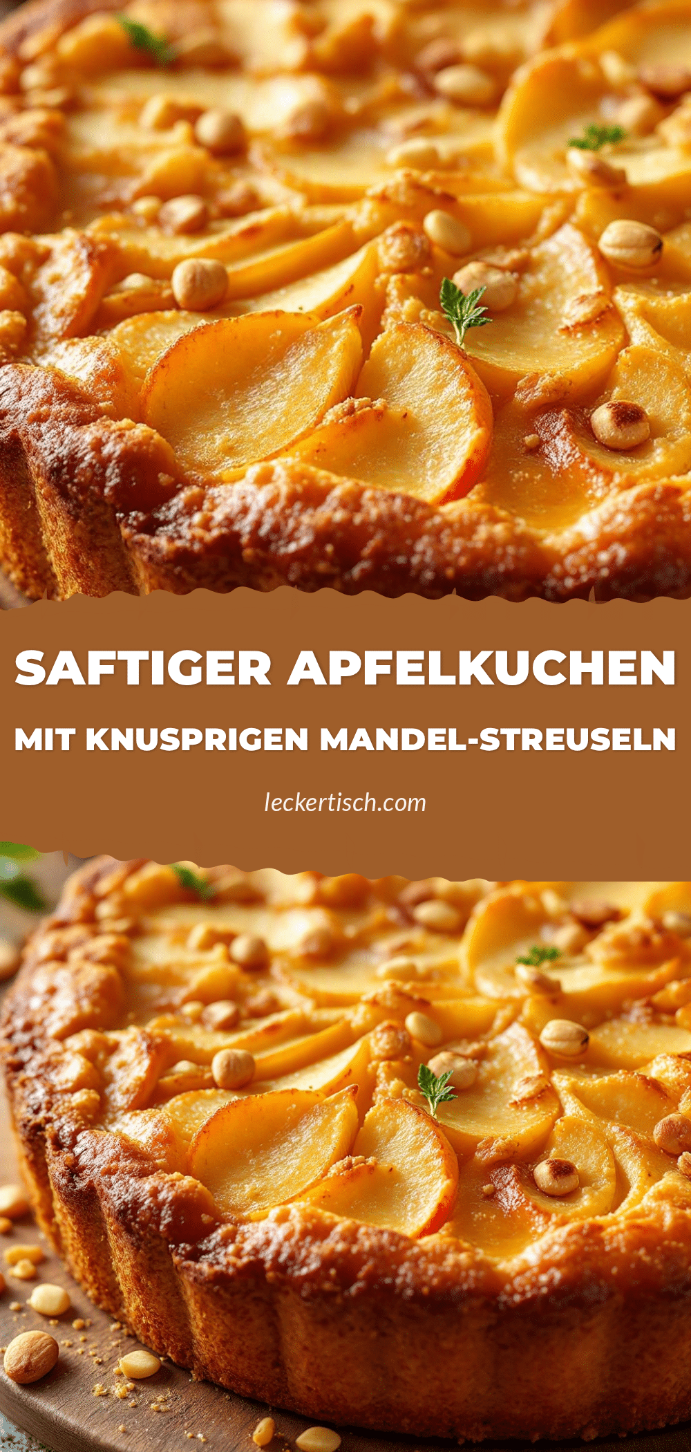 saftiger apfelkuchen mit mandel-streuseln recipe