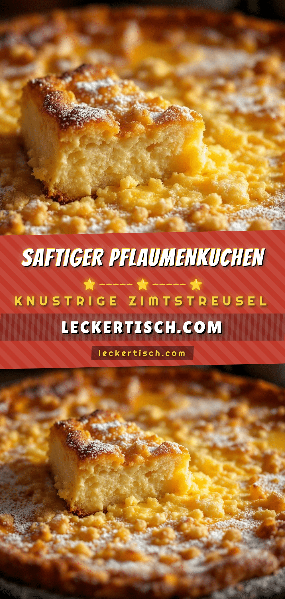 Saftiger Pflaumenkuchen mit Zimt-Streuseln recipe