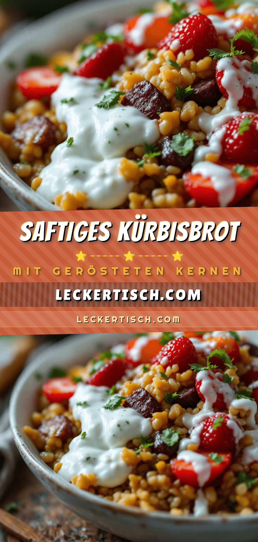 Saftiges Kürbisbrot mit gerösteten Kürbiskernen recipe
