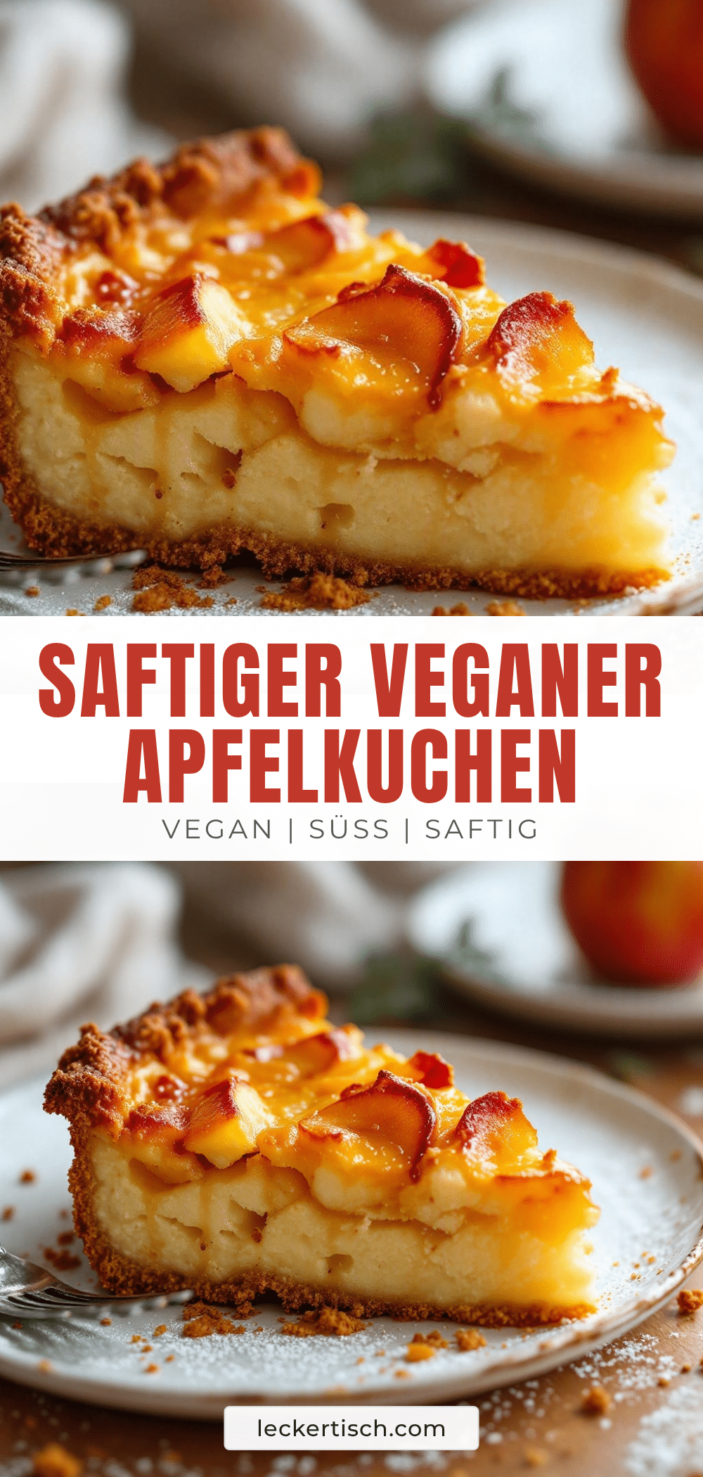 veganer apfelkuchen recipe